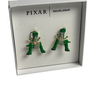 Disney Pixar Toy Story Rex Dinosaur Stud‎ Earrings by Baublebar Green